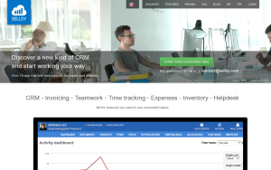 Screenshot of Sellsy