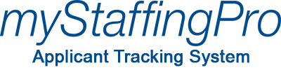 Logo for myStaffingPro Applicant Tracking and Recruiting System