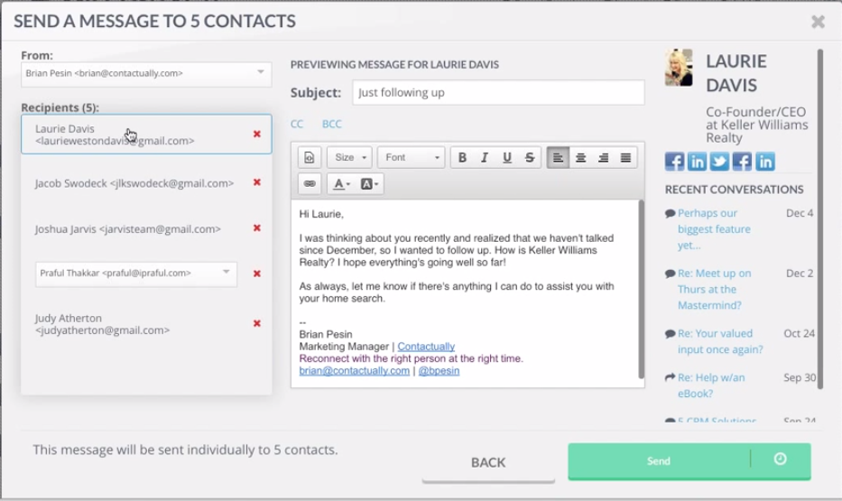 Contactually Pricing Features Reviews Alternatives Getapp